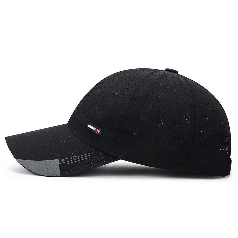 Quick-Dry Ultra-Breathable Baseball Cap - Lightweight & Adjustable with Fashionable Duckbill - Perfect for Outdoor Sports