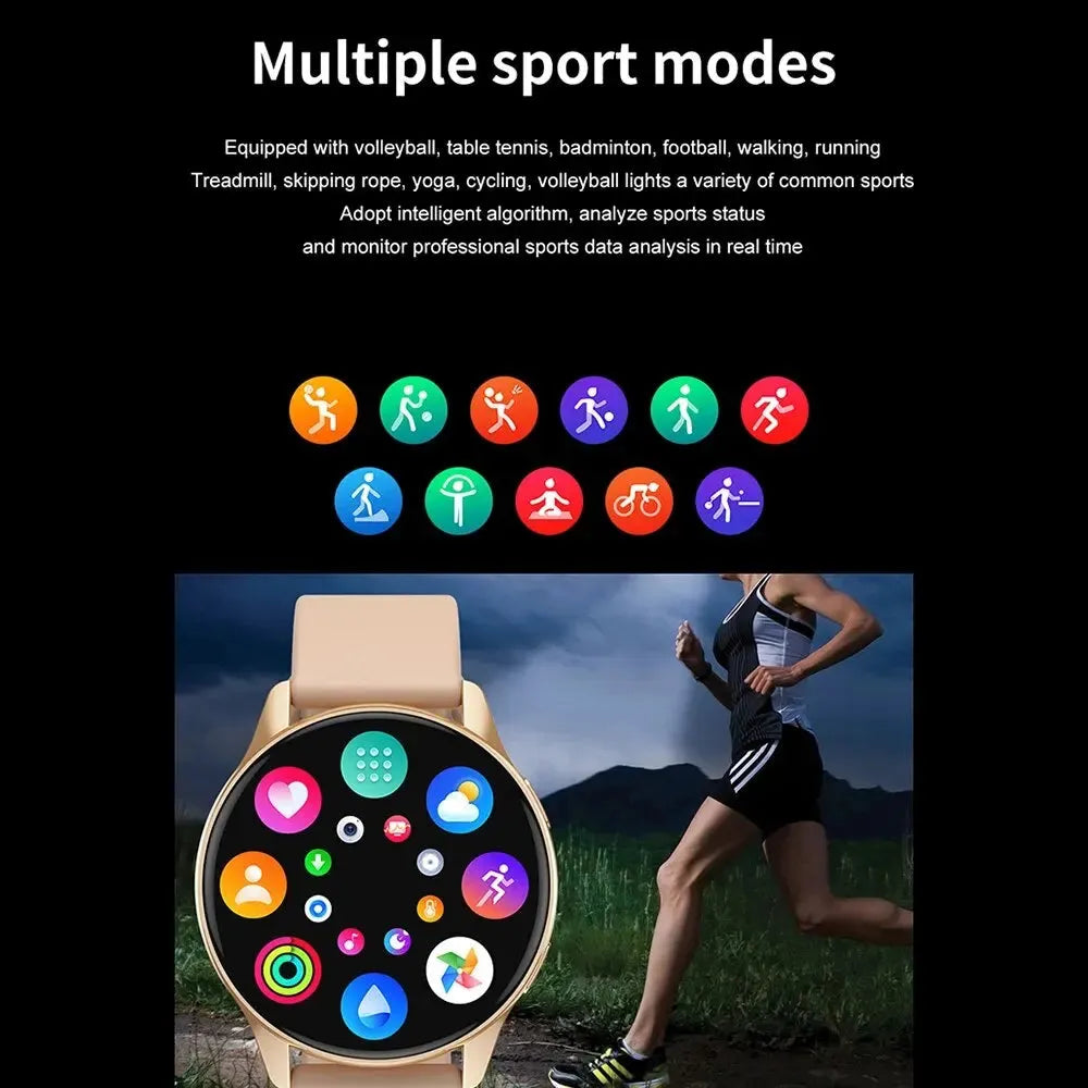 Style Smartwatch Copy Full Round Smartwatch Bluetooth Call Smart Watch Men Women Fitness Bracelets DIY Faces IOS Android