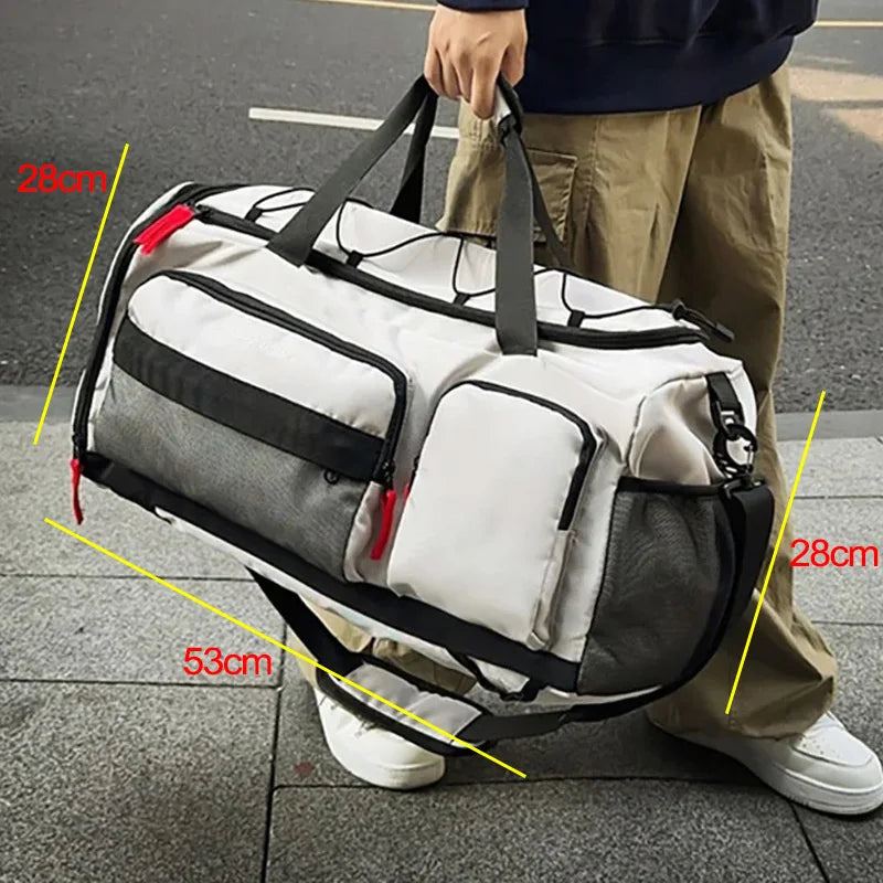 Yoga Travel  Gym Backpack Luggage Bag for Women Men Fitness Training Dry Wet Shoes Pocket Outdoor Sports Swimming Daypack Bag