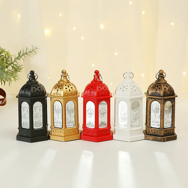 Ramadan LED Lantern Light Eid Mubarak Decoration for Home Islamic Muslim Festival Party Ramadan Kareem Decor EID Al Adha 2025