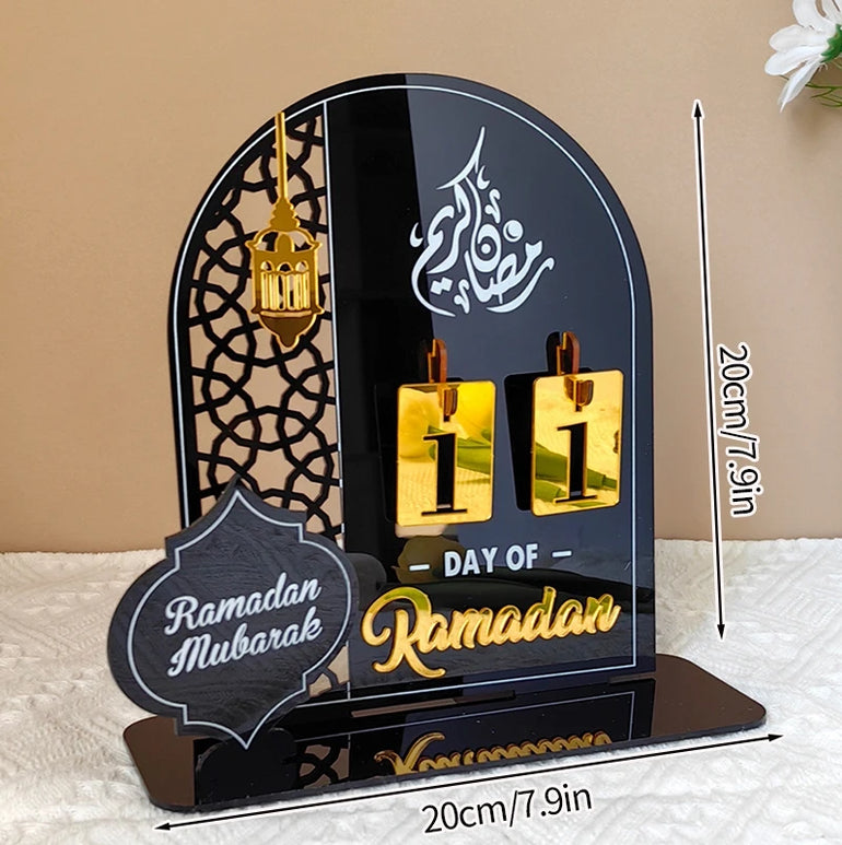 Eid Advent Calendars Ramadan Countdown Calendar 2025  Muslim Islamic Festive Decor Eid al-Fitr Decorations Eid Mubarak Gifts