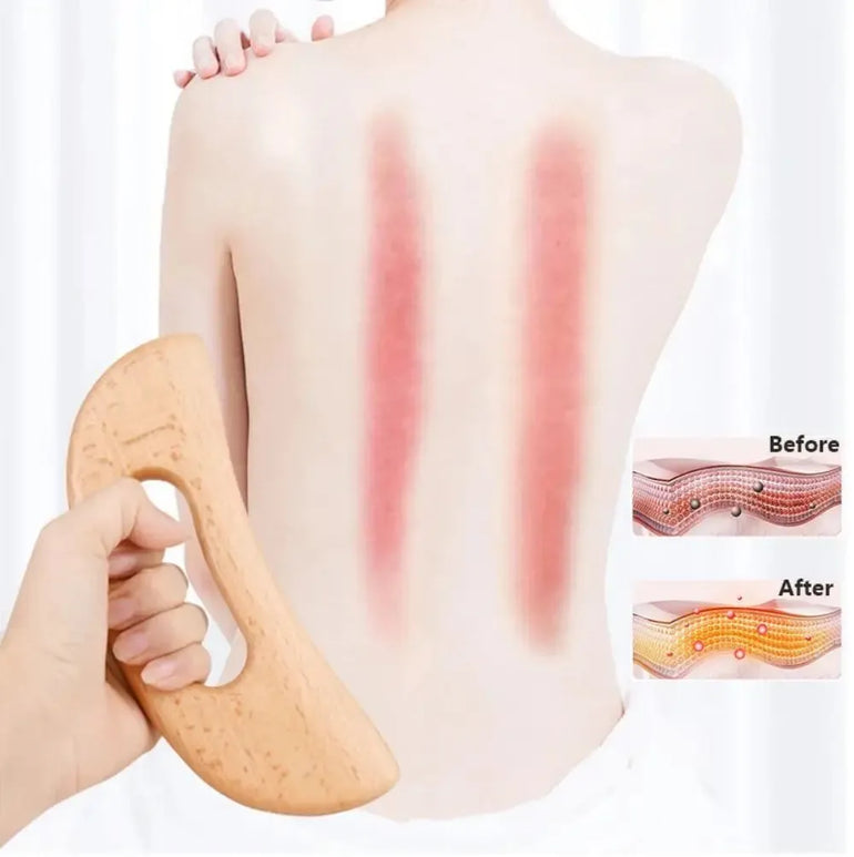 Wooden Gua Sha Tool Scraping Board Massage Tool Slimming Guasha Massage Board Gua Sha Scraper Body Massage Therapy Tool