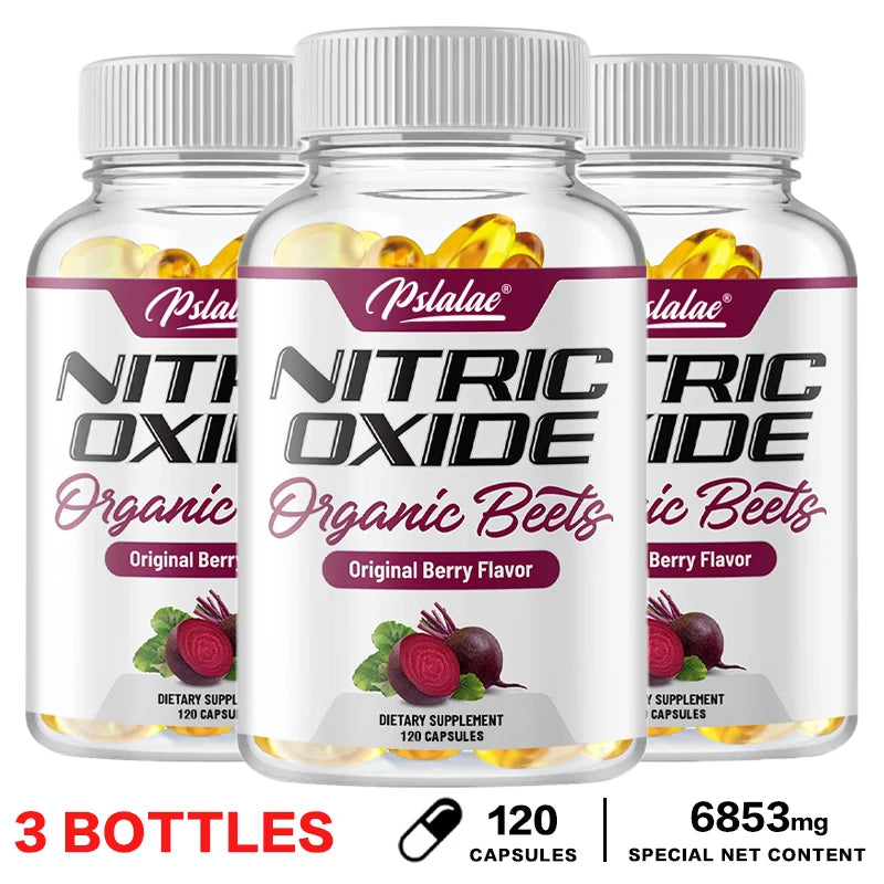 Nitric Oxide Supplement - with Beetroot - Energy, Strength & Endurance Support