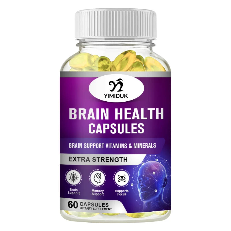 Phosphatidylserine Capsule Brain Booster Nootropics Improve Memory and Focus Smarter Brain Health Supplement