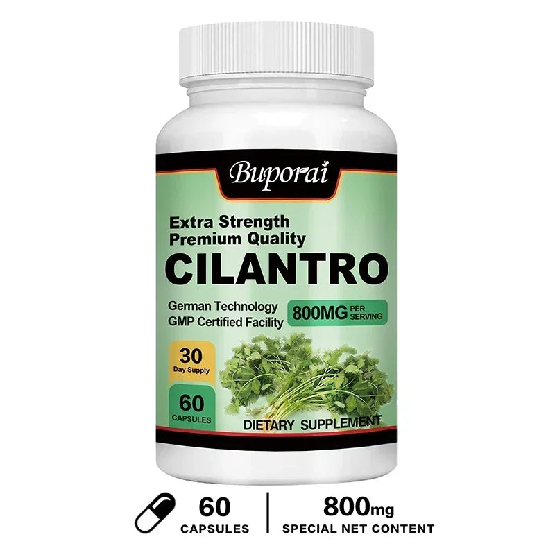 Cilantro Supplement - Rich Source of Antioxidants - Natural Cleansing & Detox