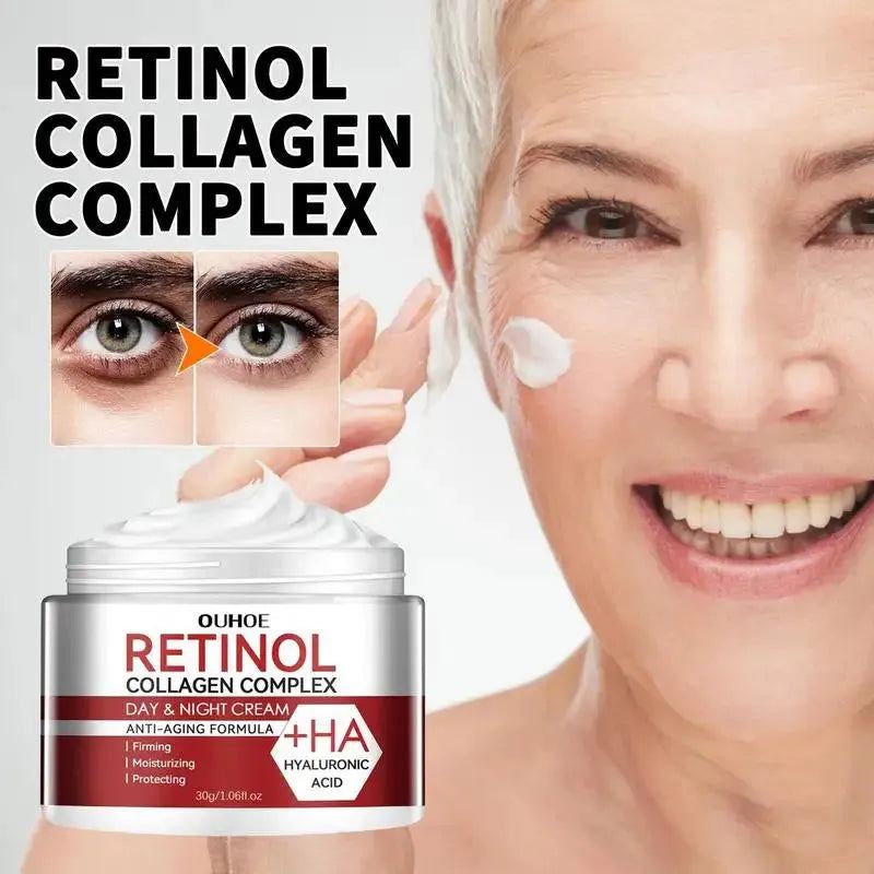 Retinol Face Moisturizer Moisturizing Retinol Cream Anti-Wrinkle Aging Moisturizing Shrink Pores Whitening Smooth Retinol