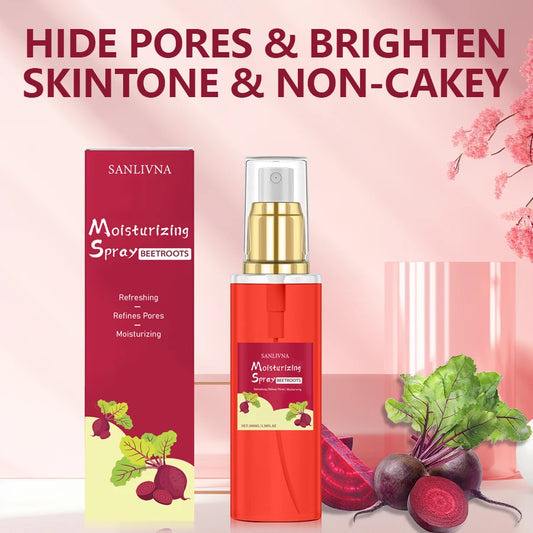 Beetroot Brightening Moisturizing Mist for Face - Moisturizing and Smooth Skin Natural Beauty Care Refreshing Mist