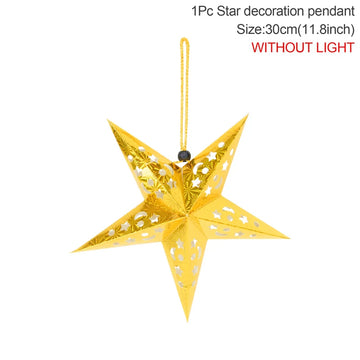 30cm gold star