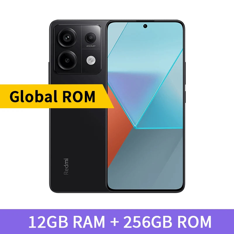 Global ROM Xiaomi Redmi Note 13 Pro Snapdragon 7s Gen 2 Mobile Phone 200MP Triple Camera 120Hz Display 5100mAh 67W Fast Charging