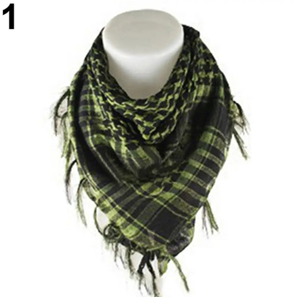 Muslim Hijab Desert Arabian Scarf Military Arab Desert Army Shemagh KeffIyeh Scarf Hiking Sports Bandana Scarf