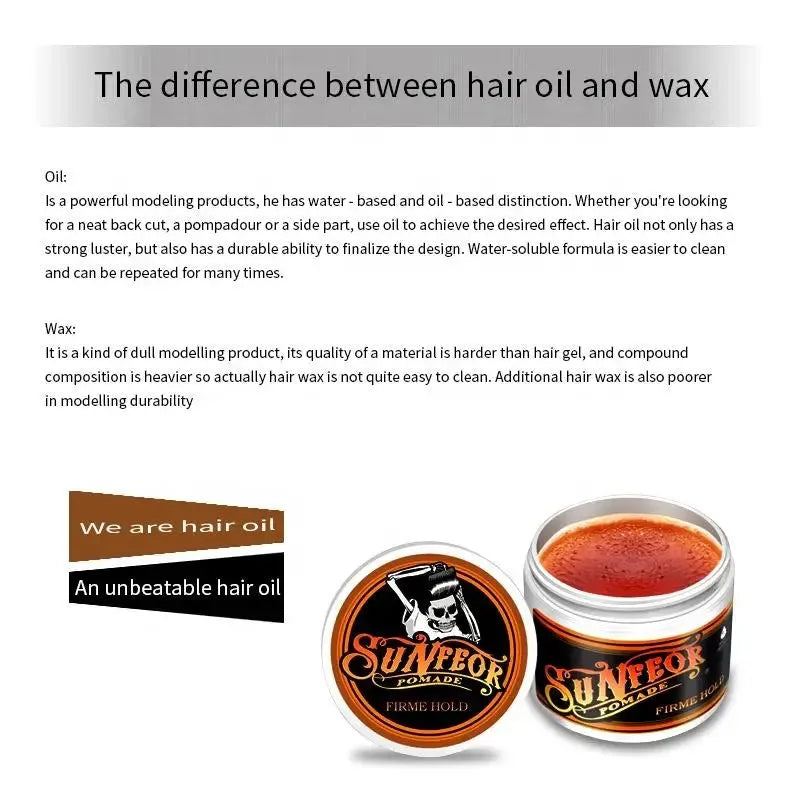 Salon Hairdresser Styling Hair Pomade Barber Stylist Restoring Ointment Professional Men's Hairstylist Gel Hairdressing Supplies