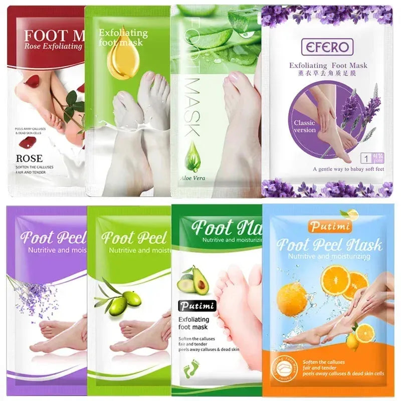 1 Pag = 1 Pair Honey Foot Mask For Remove Dead Skin Calluses Exfoliating Foot Mask Feet Cream Whitening Foot Spa Skin Care Tool