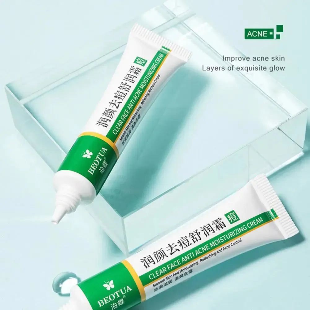 Herbal Acne Face Cream Pimple Scar Removal Gel Oil Control Shrink Pore Smooth Acne Marks Facial Cream Skin Care Product