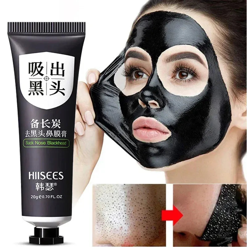 2-1PC Blackhead Remover Face Mask Cream Oil-Control Nose Black Dots Mask Acne Deep Cleansing Beauty Cosmetics Women Skin Care