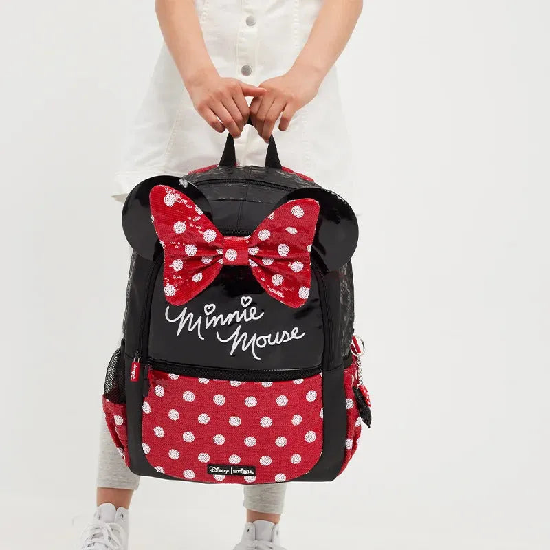 Genuine Australia Smiggle Disney Minnie Mouse Children Student School Bag Stationery Gift Box Wallet Lunch Bag Backpack Gift