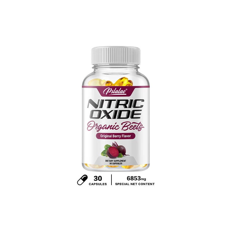 Nitric Oxide Supplement - with Beetroot - Energy, Strength & Endurance Support