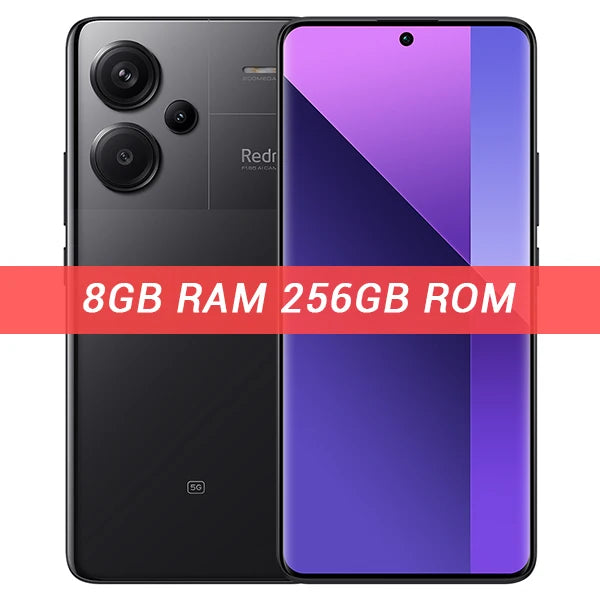 Global Version Xiaomi 5G Redmi Note 13 Pro+ Plus 256GB 512GB MediaTek Dimensity 7200-Ultra 6.67'' Amoled Display 5000mAh Battery