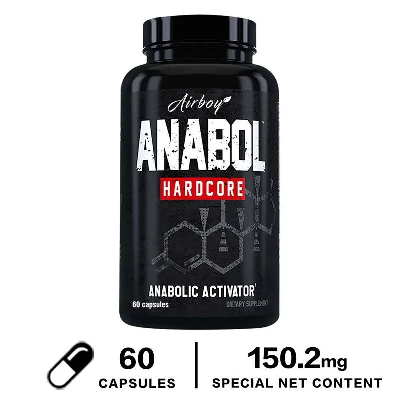 Anabol Hardcore Supplement - Helps Build Lean, Firm, High-quality Muscle,Promoting Muscle Growth,Recovery & Strength Enhancement