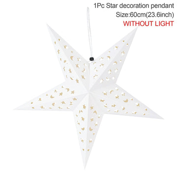 60cm white star