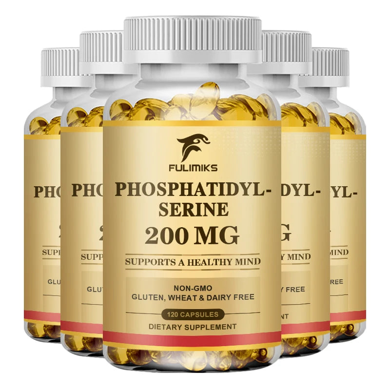 PhosphatidylSerine Capsules Premium Brain Health Supplement Supports a Healthy Mind & Cognitive Function