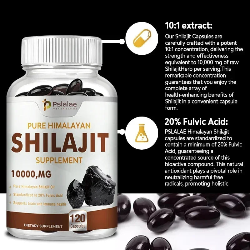 Shilajit - Increase Vitality and Energy, Improve Cognitive Function, and Enhance Memory