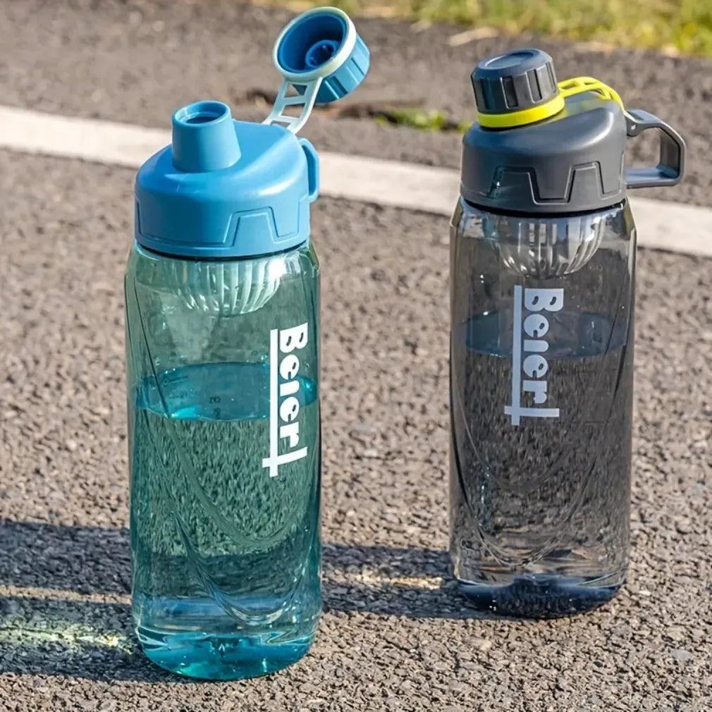 Hot Sale 1000ML Sports Water Bottle Shaker Outdoor Travel Portable Leakproof Drinkware Plastic Drink Bottle BPA Free