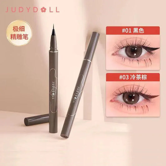 Judydoll Black Liquid Eyeliner Pencil Waterproof 24 Hours Long Lasting Eye Makeup Smooth Superfine Eye Liner Pen New