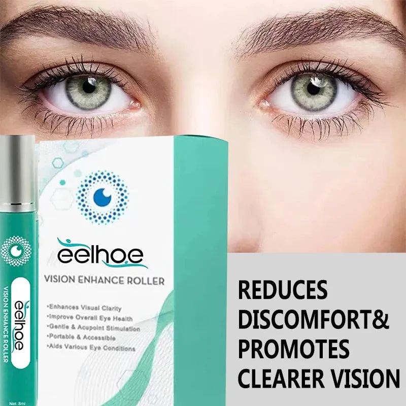 Vision Enhance Roller Promotes Clearer Eyesight Mild Relax Massage Reduces Discomfort Relieve Dry Eyes Fatigue Health Eye Care