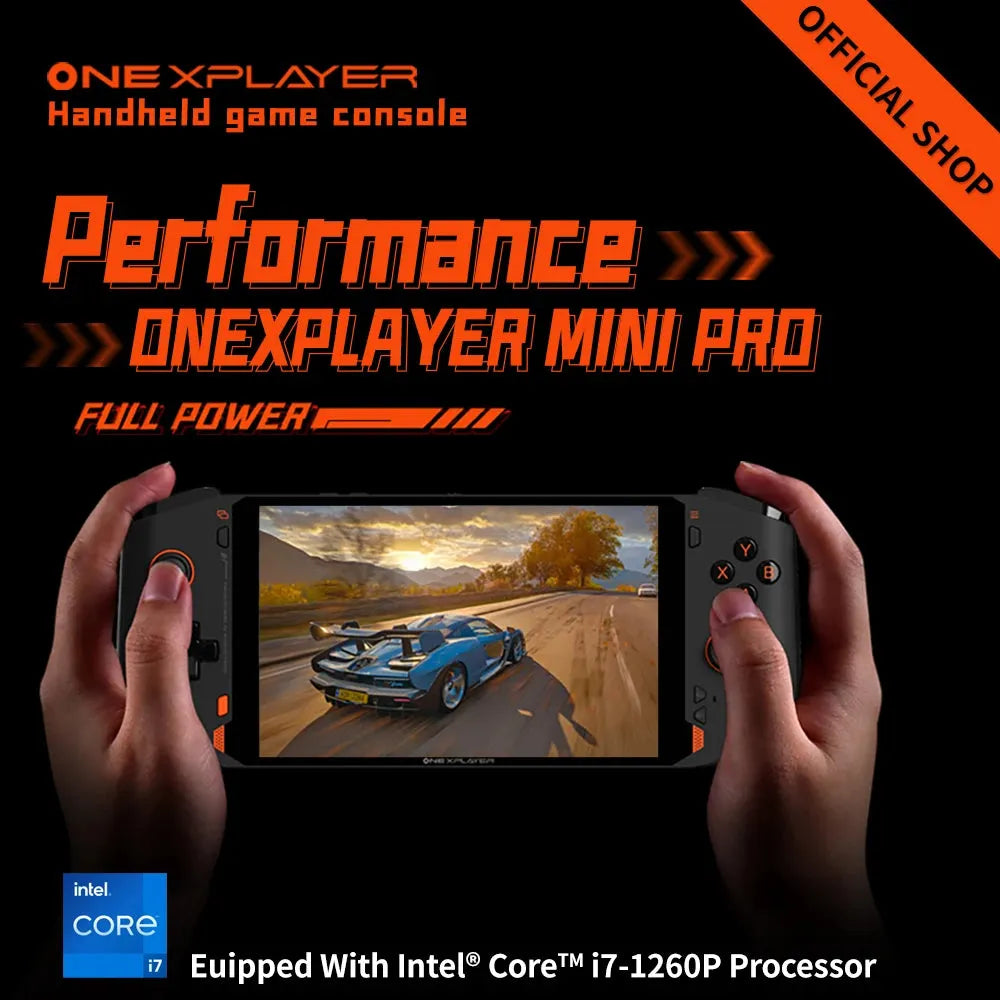 OneXPlayer mini pro 7" PC Game Intel Core i7-1260P 1280*800P ONE XPLAYER Windows11 Portable Gaming Console