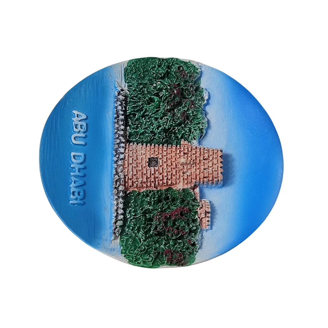 Abu Dhabi UAE 3D Fridge Magnet Souvenir Gift,Resin Handmade Abu Dhabi Refrigerator Magnet Home Decoration Collection