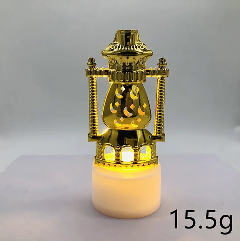 Eid Mubarak LED Candle Small Light Ramadan Kareem Decoration Home Islamic Muslim Festival Party Decoration Eid Al-Fitr Supplies