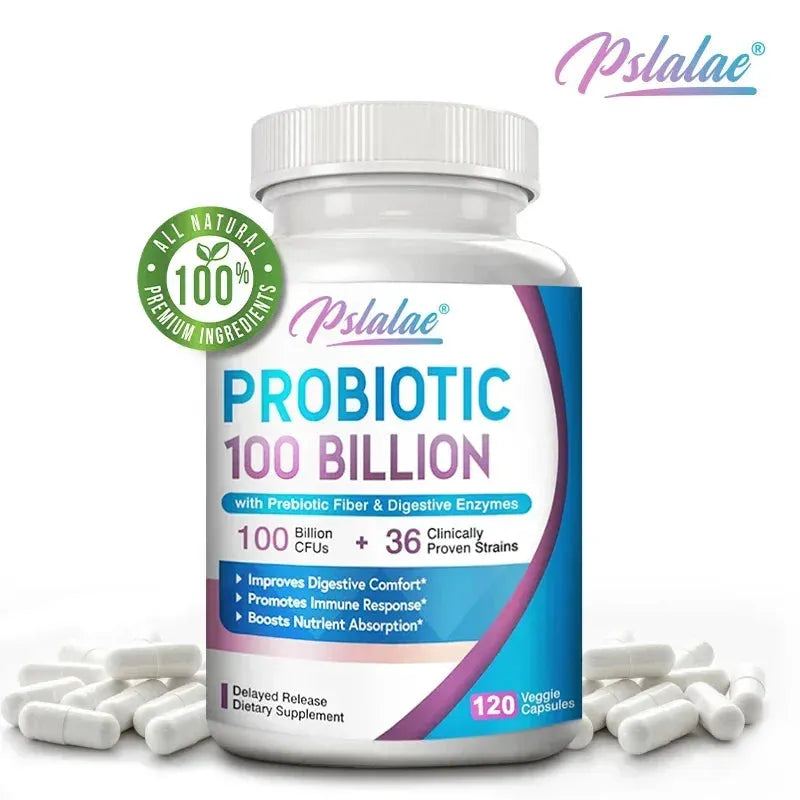 Probiotic Capsules - 100 Billion CFUS+36 Proven Strains To Support Digestive and Immune Health