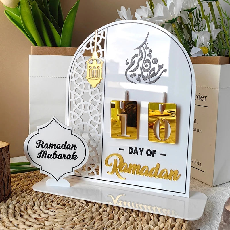 Eid Advent Calendars Ramadan Countdown Calendar 2025  Muslim Islamic Festive Decor Eid al-Fitr Decorations Eid Mubarak Gifts