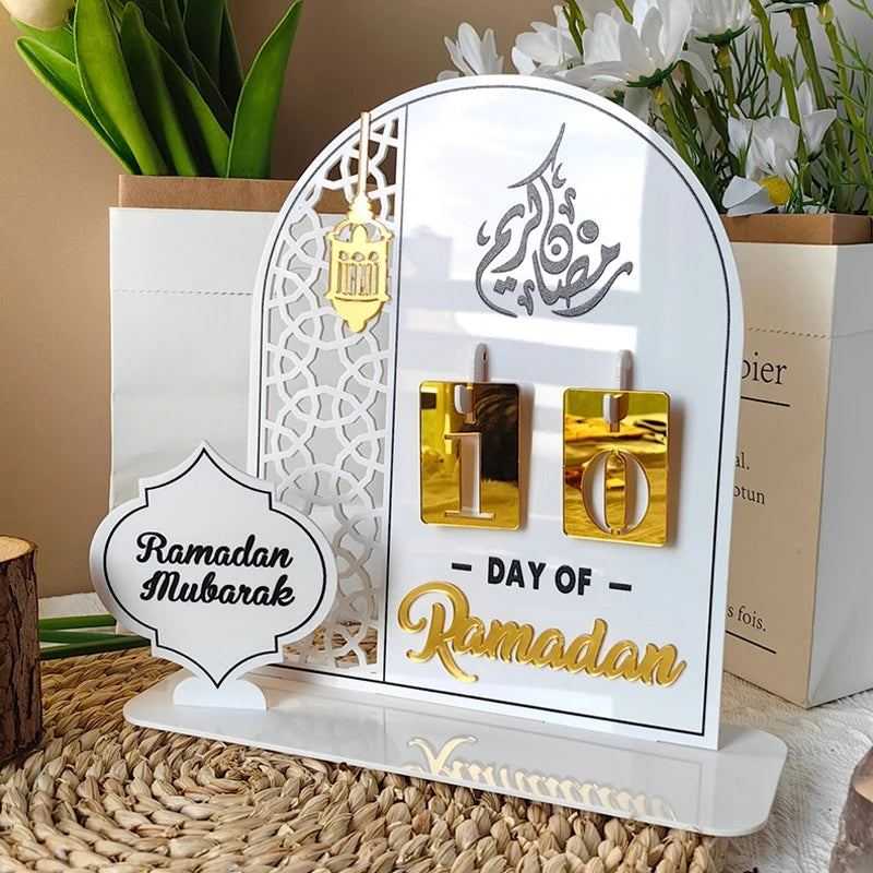 Eid Advent Calendars Ramadan Countdown Calendar 2025  Muslim Islamic Festive Decor Eid al-Fitr Decorations Eid Mubarak Gifts