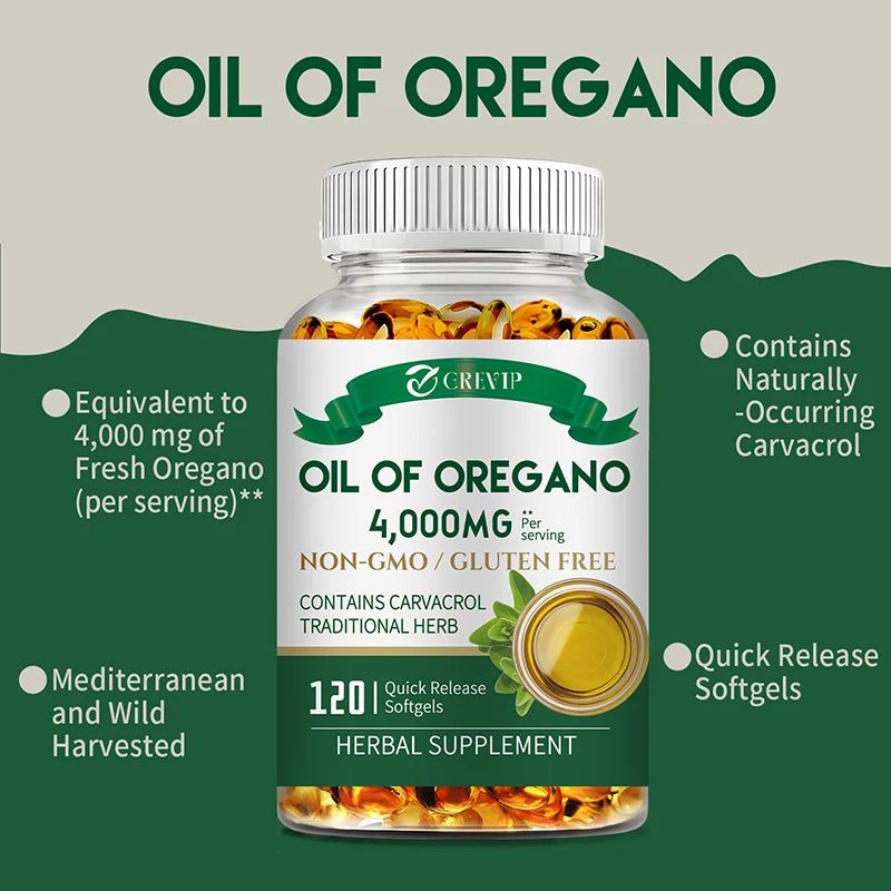 Oil of Oregano - for Digestion, Heart Health, Detoxification and Immune Support