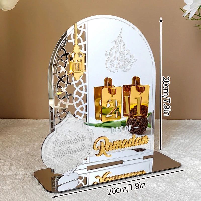 Eid Advent Calendars Ramadan Countdown Calendar 2025  Muslim Islamic Festive Decor Eid al-Fitr Decorations Eid Mubarak Gifts