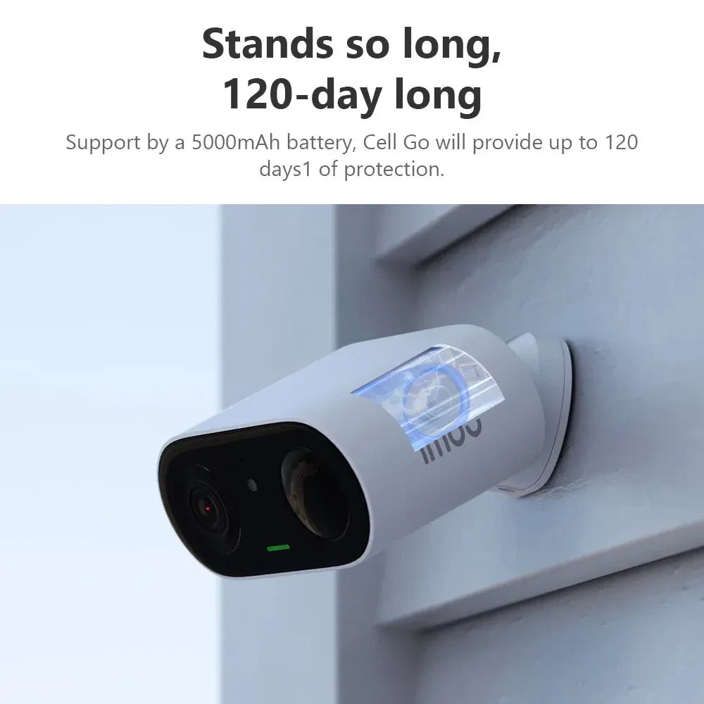 IMOU Cell Go Rechargeable Camera Wi-Fi Vlog feature Outdoor Surveillance Cameras PIR Human Detection IP65