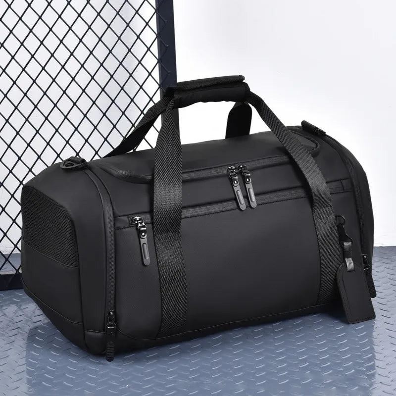 Travel Bag Bag Men Women Wet and Dry Separation Shoe Compartment Large Capacity Handbag Travel Luggage Bag Sports Gym Bag Men