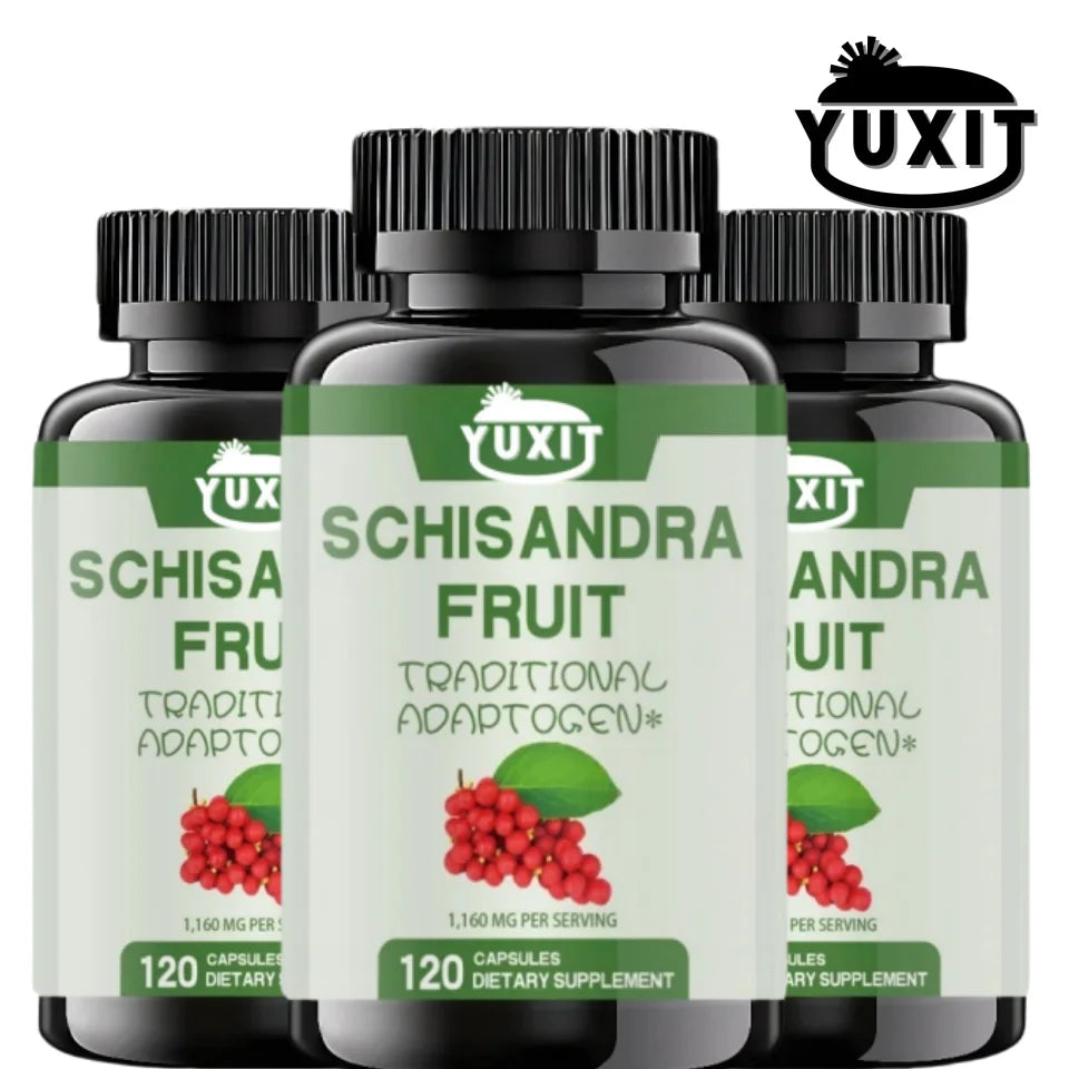 YUXIT Schizandra Berry Herbal Supplement Stress Relief Liver Support Natural Relaxation