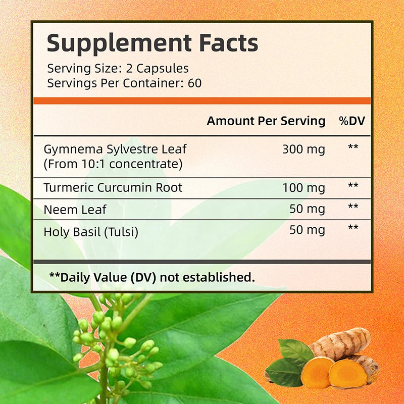 Gymnema Sylvestre - Supports The Immune System and Gastrointestinal Function, Improving Digestion