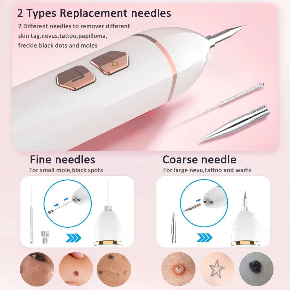 Plasma Laser Pen Skin Tag Remover Wart Mole Spots Freckles Dark Dpot Black Dots Nevus Flat Blemish Pimples Wart Eliminator