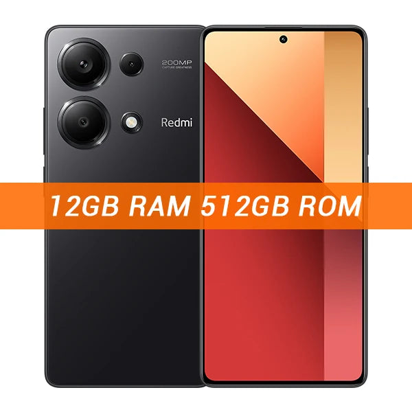 Global Version Xiaomi Redmi Note 13 Pro 4G Smartphone 200MP OIS Camera 120Hz  AMOLED Display 5000mAh 67W Turbo Charging MIUI 14