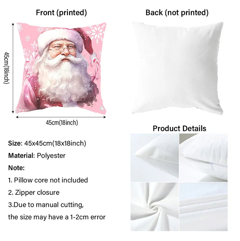 1pcs pillow cover, Ramadan Karim EID home decoration floral crescent pattern printing sofa chair cushion cover Ramadan gift