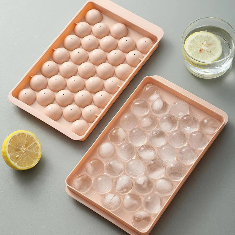 33 Ice Boll Hockey PP Mold Frozen Whiskey Ball Popsicle Ice Cube Tray Box Lollipop Making Gifts Kitchen Tools Accessories
﻿