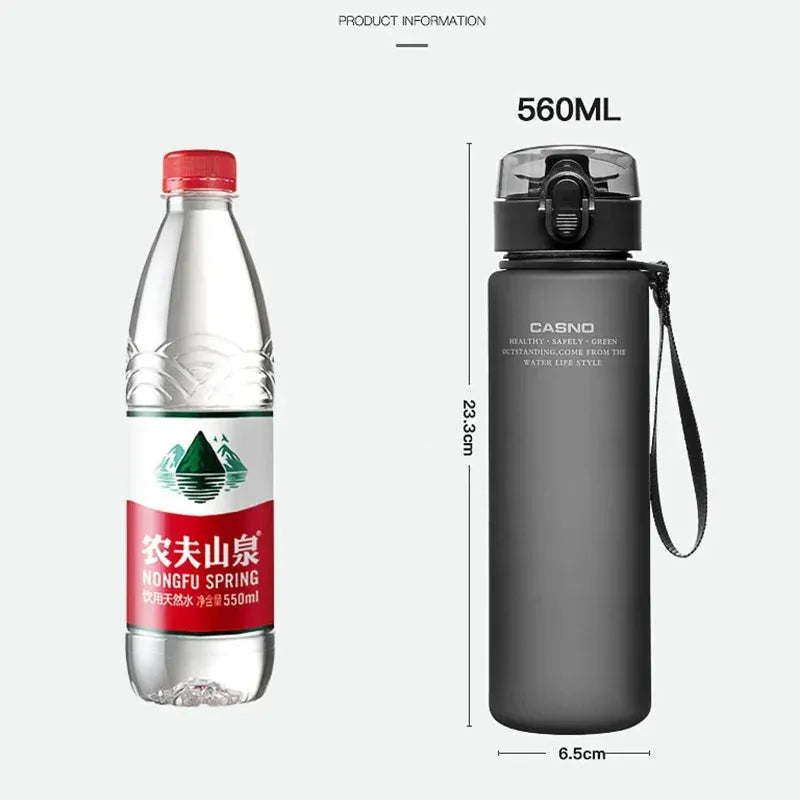 560ML Sports Water Bottle Tour Hiking Drink Bottles BPA Free PC Portable Leak Proof Water Cup High Quality Gifts For Children