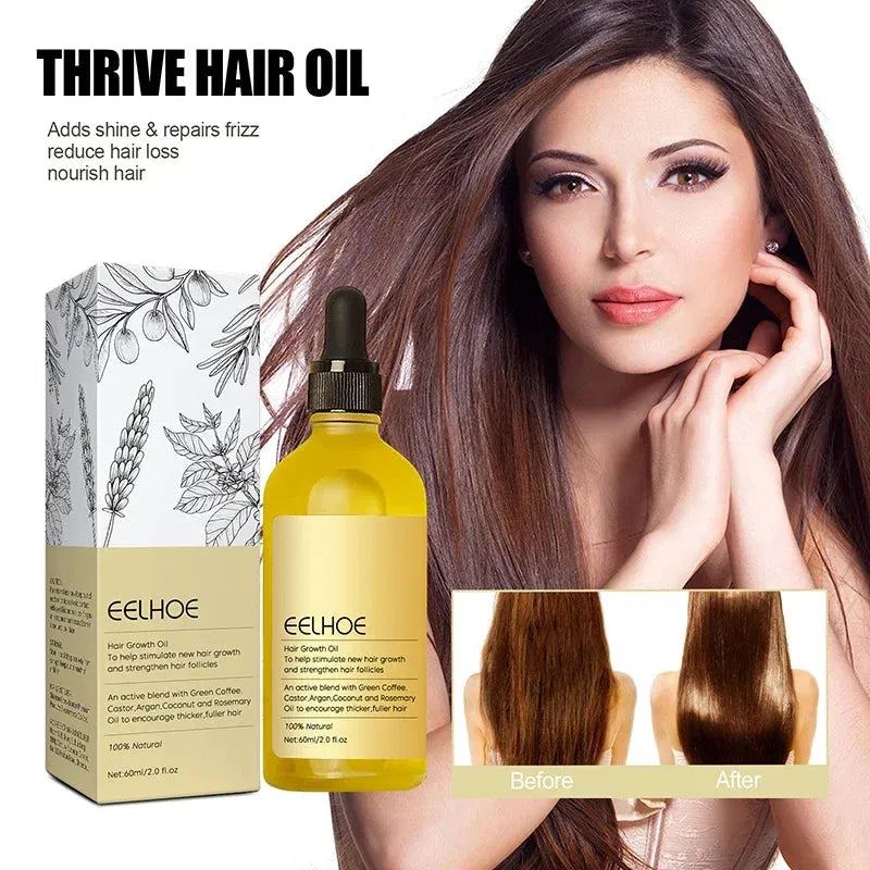 EELHOE Dense Hair Essential Oil Softens Nourishes Hair Repairs Hair Damage Prevents Hair Loss And Nourishes Hair Essence Oil New