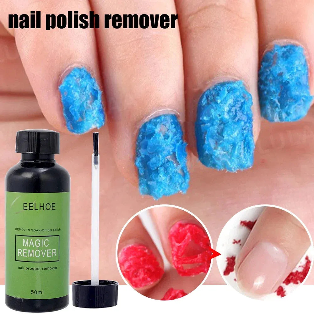 10/15/30/50ML Magic Remover Nail Polish Fast Clean UV Soak Off Layer Semi-permanet Manicure Nails Art Removal Acrylic Gel Tools