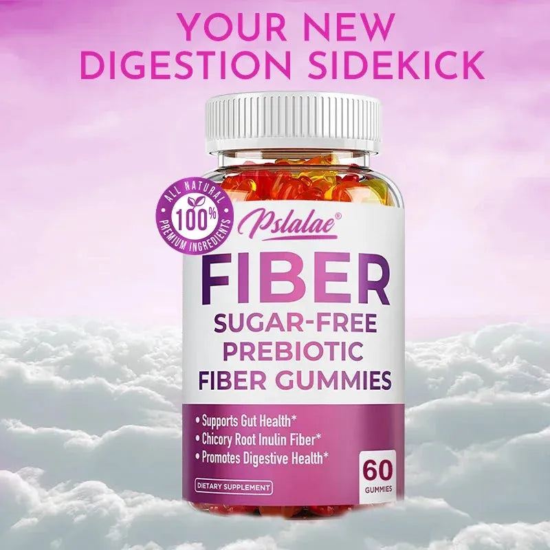 Premium Prebiotic Fiber Gummies - Support Gut Digestive Health with 5G Fiber and 5.4G Prebiotic Digestive Blend