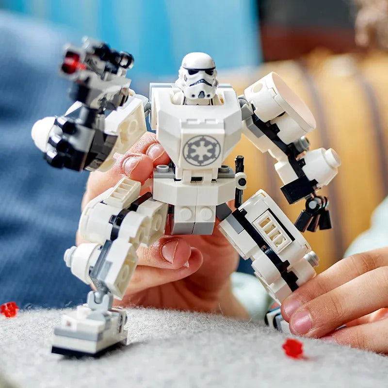LEGO Star Wars TM 75370 Stormtrooper Mech Assembly Block Beginner level Toy
