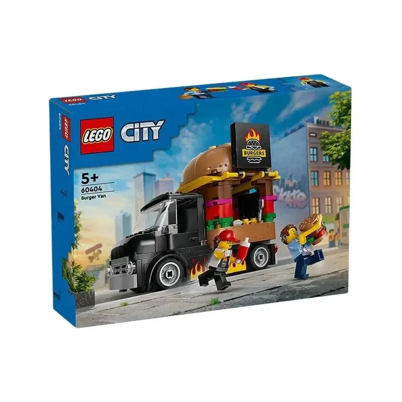 LEGO City 60404 Burger Dining Car Male And Female Puzzle Block Model Assembly Toy